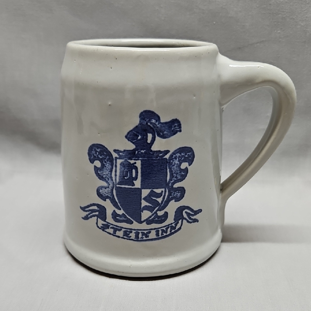 Blue Coat Of Arms Stein Inn Monmouth Pottery Beer Stein Mug Nice